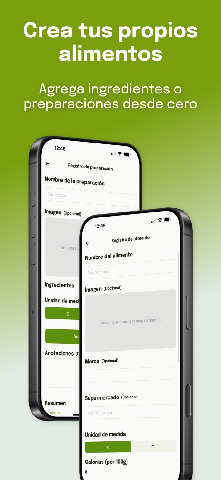 Kalories — Historial diario