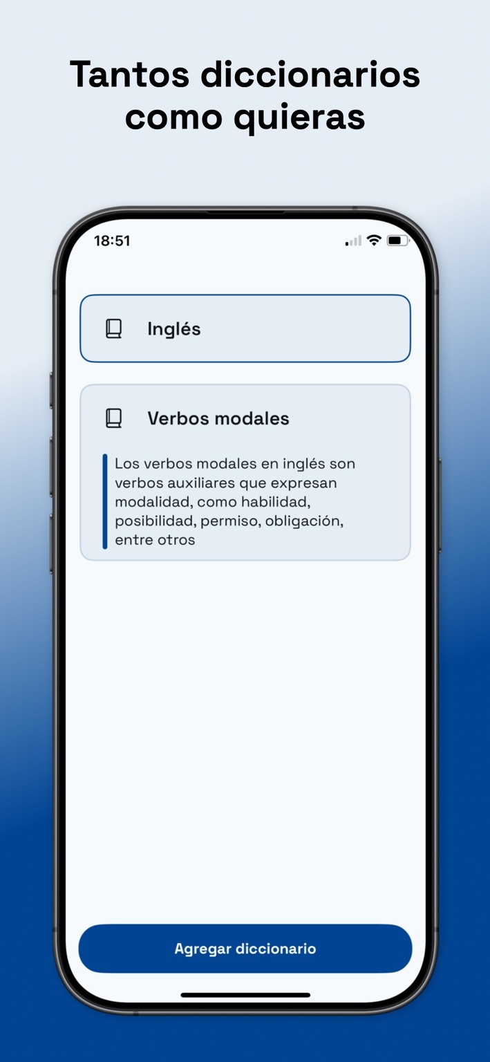 My Pocket — Lista de palabras y acciones