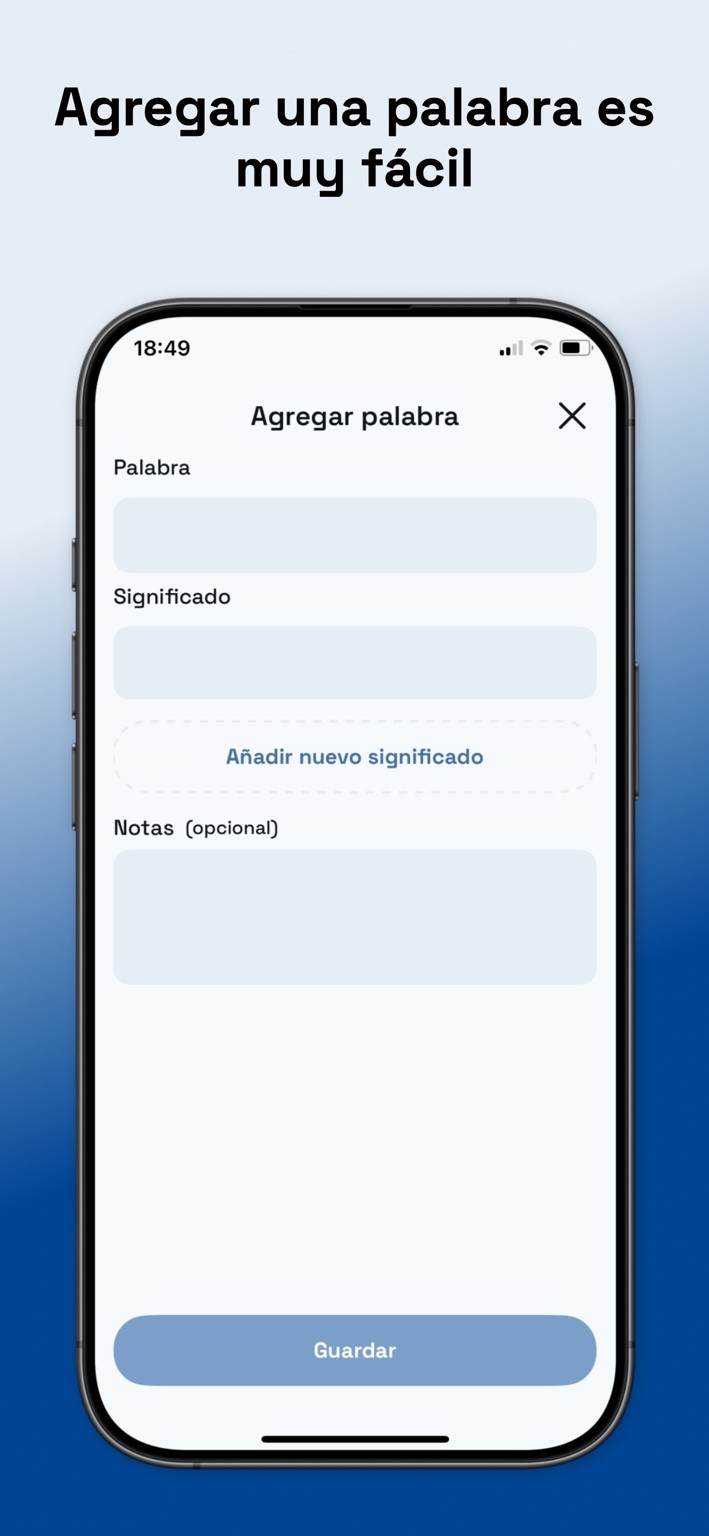 My Pocket — Gestión de diccionarios